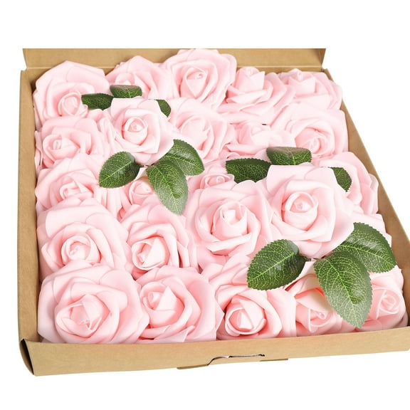 25 Pcs Roses Artificial Flowers for Decoration DIY Wedding Bouquets Centerpieces