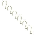 thumbnail image 1 of 25 Pcs S Hooks for Hanging 1 Inch Heavy Duty S Hooks Bulk Curtain Hanging Connectors Mini S Shaped Hangers Ornament for Plants Pots Pans Mugs DIY Jewelry (Gold), 1 of 5