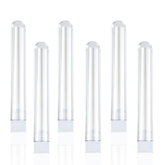 LOLIPPYY Clear Test Tubes Small Containers With Lids For Researchers 25Pcs