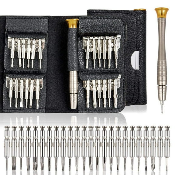 25 Pcs Screwdriver Set For Pc, Eyeglasses, Mobile Phone, Watch, Digital Camera, Precision Screwdriver Repair Tool Kits