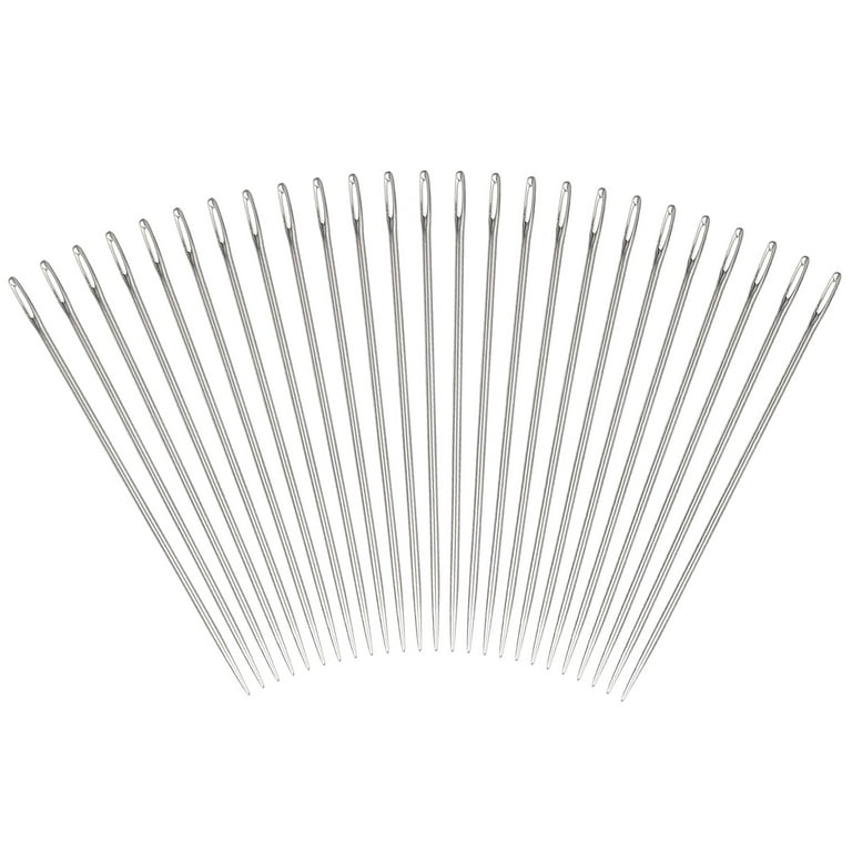 25 Pcs Sewing Needles, 2.36 inch Hand Quilting Needles Sharp Tip