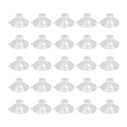 25 Pcs Small Suction Cup,Transparent Suction Cup Holder,1.18 Inch Suction Cup,Anti-Slip Pads,Suction Cups for Glass,Plastic Suction Cups for Window,Table Tops,Home Organization,25 PCS