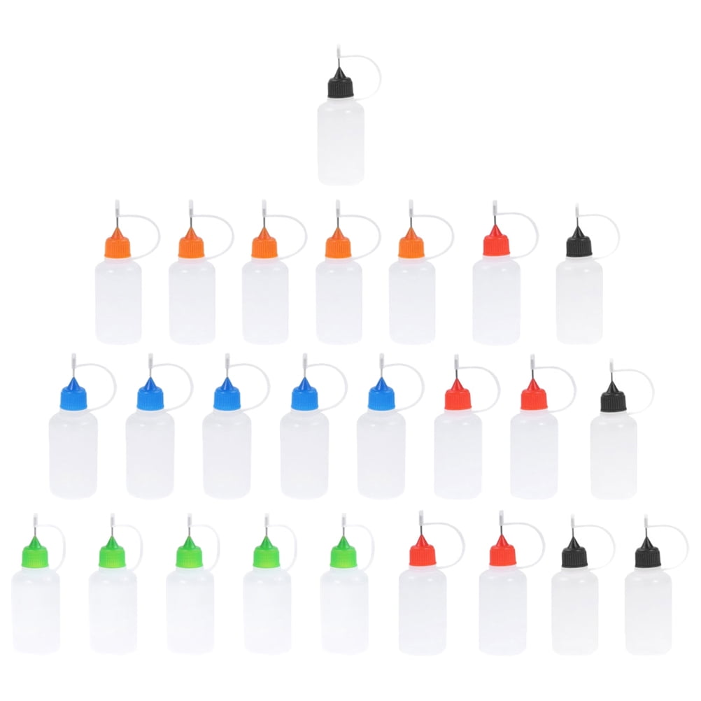 25 Pcs Squeeze Bottles Precision Tip Applicator Bottle DIY Use Bottles