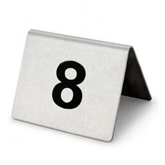 25 Pcs Stainless Steel Table Numbers Stable Base Multipurpose Number Sign For Restaurant Hotel Cafe Guanguan 1 to 25