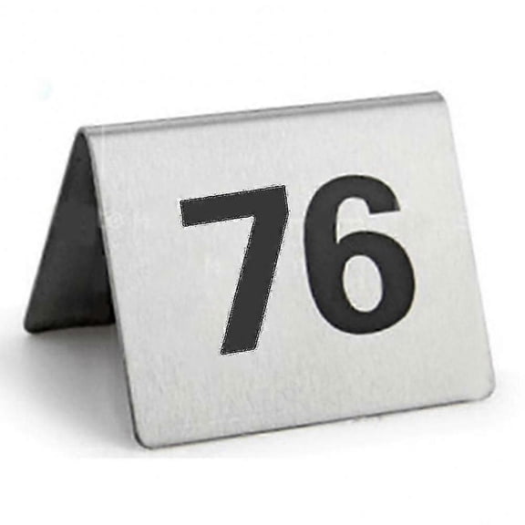 25 Pcs Stainless Steel Table Numbers Stable Base Multipurpose Number Sign For Restaurant Hotel Cafe Guanguan