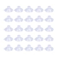 thumbnail image 1 of 25 Pcs Suction Cups for Glass Small Clear Rubber Suckers for Holiday Christmas Lights String Decoration Strong Adhesive Suction Cups Holder for Table Window Mirror Bathroom, 1.18 Inch, Clear, 1 of 9