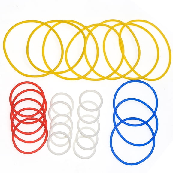 25 Pcs Technic-Parts-Set Rubber-Belt Compatible with major brand Technic-Pieces Moc Toy