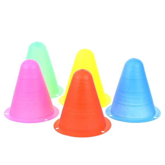 GETAJGHSD 25Pcs Windproof Roller-Skating Training Cones with Hollow Design and Stable Base
