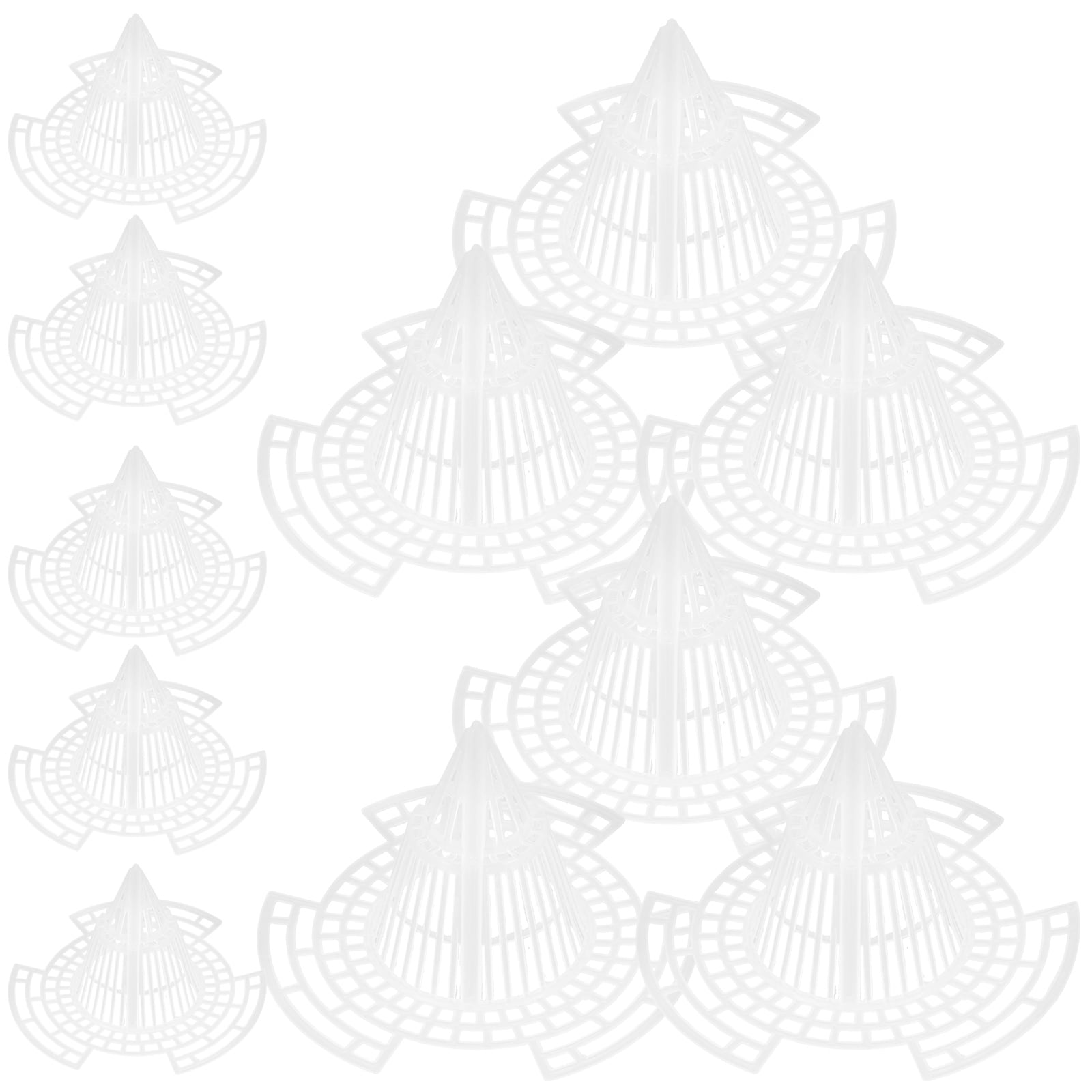 25 Pcs Transparent Draining Basket Planter Inserts for Pots Plant Grow