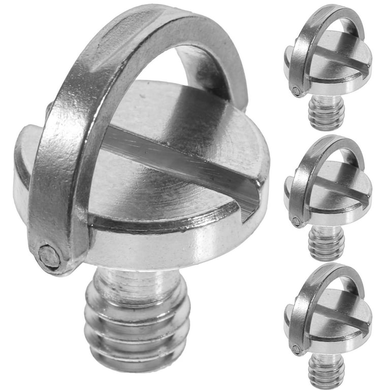 25 Pcs Tripod Mount Adapter 1/4 Inch Camera Screw Ring Screws