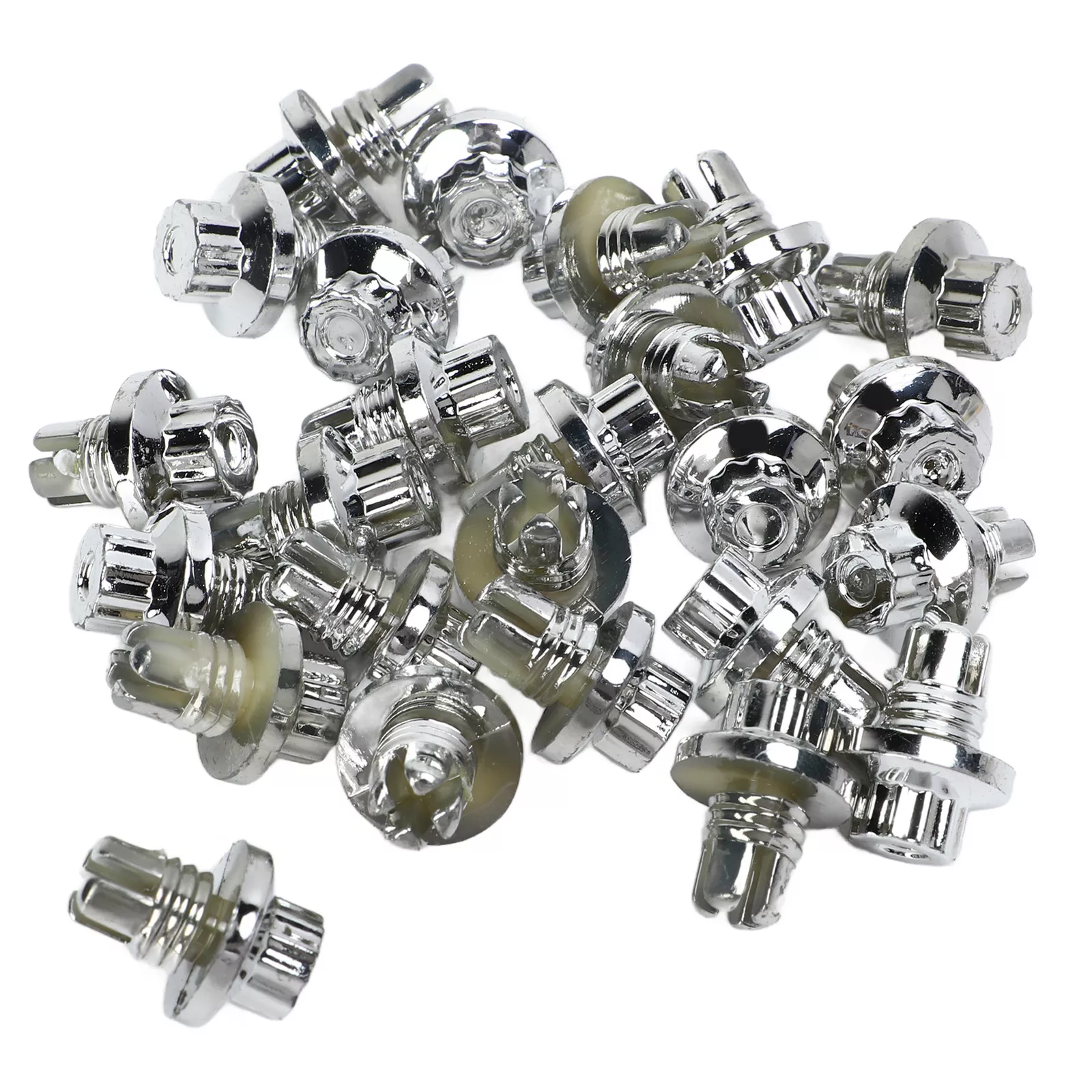 25 Pcs Wheel Rim Rivets Nuts Stain Resistant Installation For Car Wh ...