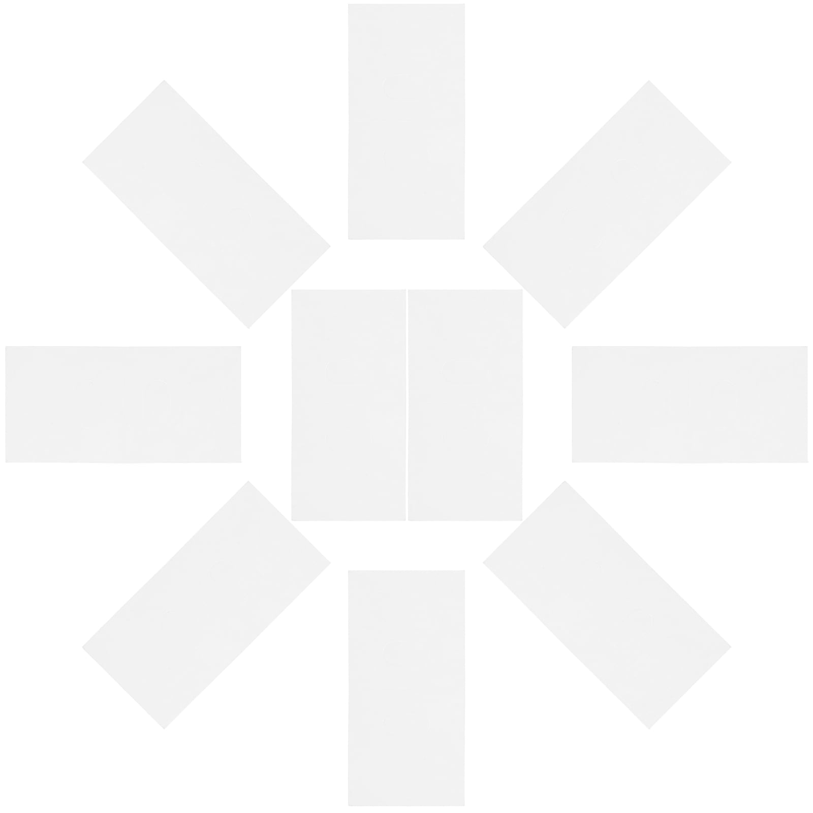 25 Pcs Window Blinds Blind Repair Parts Vertical Blinds Repair Tabs Kit