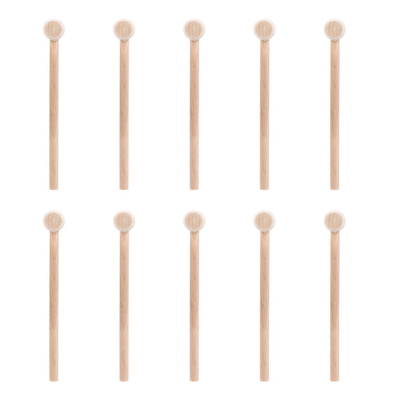 REOFLYUP Wood Working Miniature Hammer Log Color 25Pcs 15x4.2x1.9in