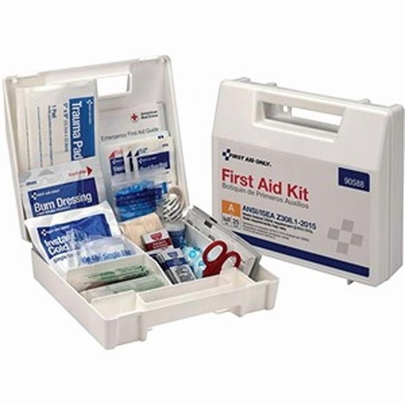 25-Person Bulk Plastic First Aid Kit - 70 Piece