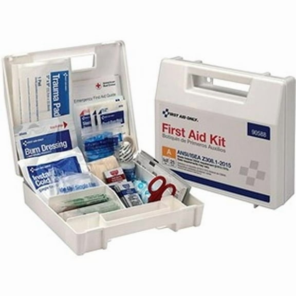 25-Person Bulk Plastic First Aid Kit - 70 Piece