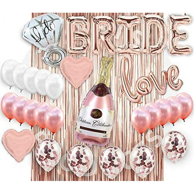 25 Piece Bachelorette Party Decorations Rose Gold, Final Fiesta