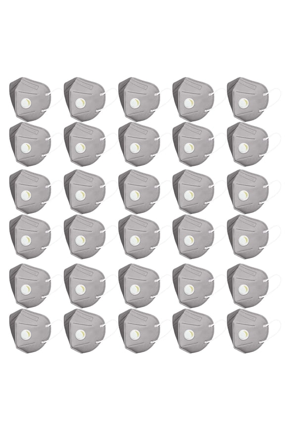 25-Piece Face Masks with Filter, 3D Design Dust Masks for Outdoor Work, Construction and Travel