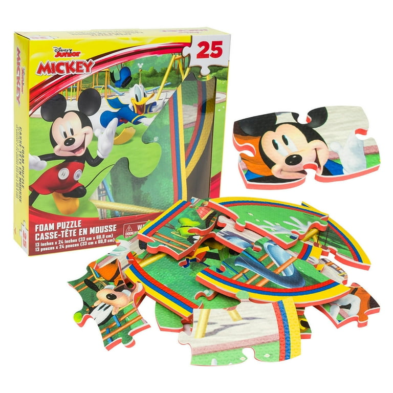 25 Piece Mickey Mouse Foam Puzzle - Walmart.com