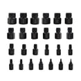thumbnail image 1 of 25 Piece Steel Damaged Screw Extractor for Removing Damaged Bolt Nuts Black, 1 of 8