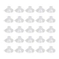 thumbnail image 1 of 25-Piece Transparent Suction Cup Set, PVC Hanging Hook for Window & Wall, Reusable & Adjustable, Perfect for Holiday Decorations & Cable Tray Holder, 1 of 8