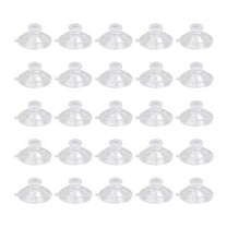 25-Piece Transparent Suction Cup Set, PVC Hanging Hook for Window & Wall, Reusable & Adjustable, Perfect for Holiday Decorations & Cable Tray Holder