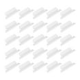 thumbnail image 1 of 25 Pieces Folder Index Tabs,3 Inch Hanging File Folder Tabs, Inserts Large Clear Plastic Hanging Folder Tabs,Plastic Hanging File Folder Labels for Filing Cabinet Folders Labels(Clear), 1 of 5
