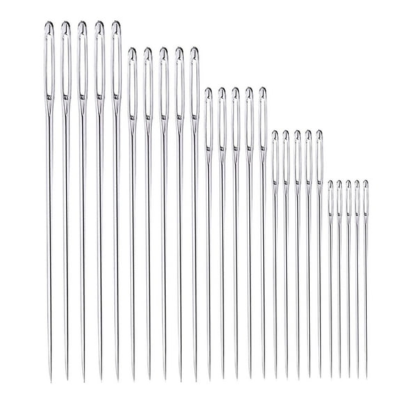 25 Pieces Hand Sewing Big Eye 5 Different Sizes Easy thread for
