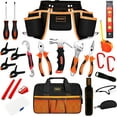 25 Pieces Kids Real Tool Kit Children Real Tool Set with Real Hand