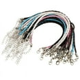 thumbnail image 1 of 25 Pieces Mixed Color DIY Knit Leather Cords Ropes For Charms Bracelets Jewelry Making, 1 of 6