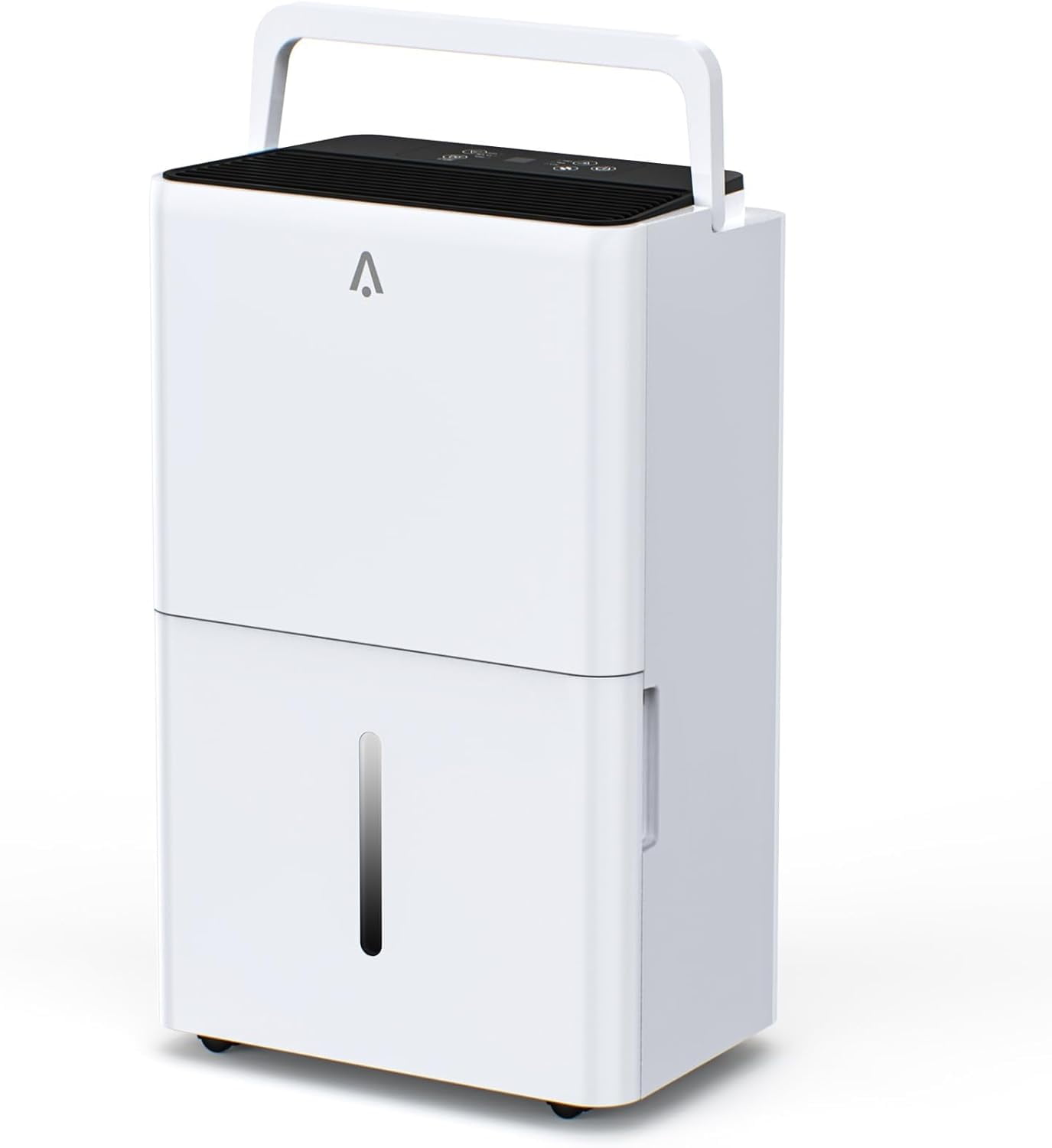 25 Pints Portable Dehumidifier for Home & Basement Up to 1500 Sq.Ft,Smart & Quiet Performance Timed Auto Shut-Off Full