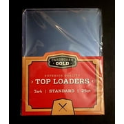 25 Premium 3x4 Cardboard Gold CBG Baseball Trading Card Toploaders Top loader