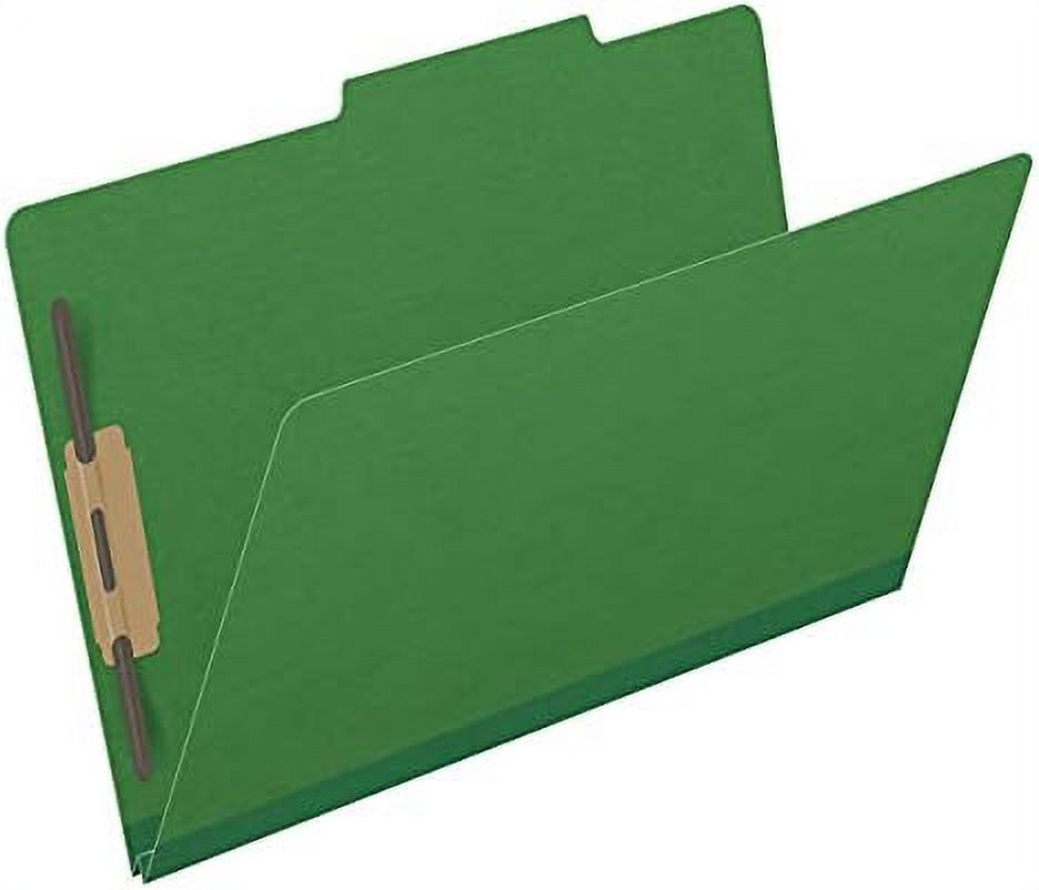 25 Pt. Pressboard Classification Folders, 2/5 Cut ROC Top Tab, Legal