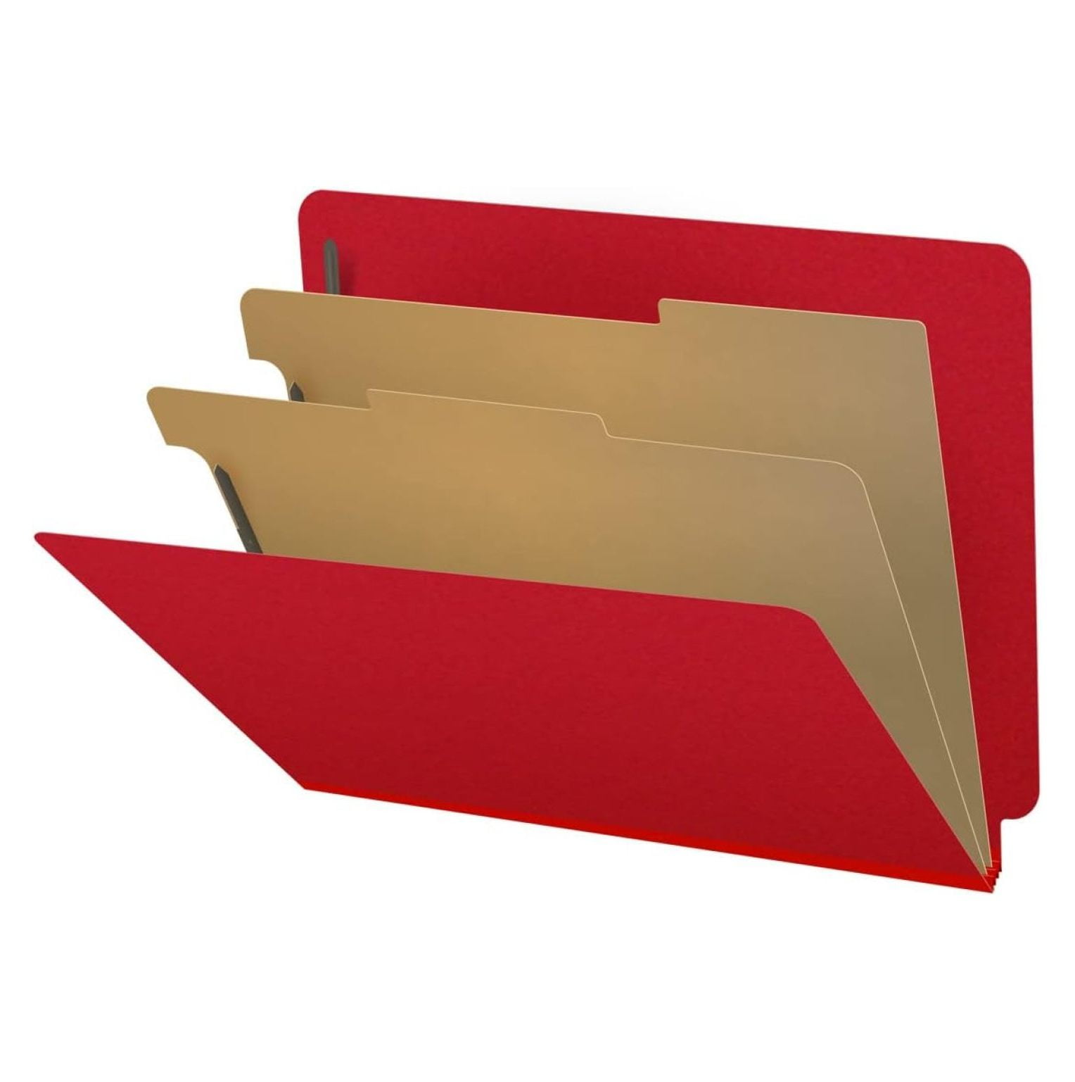 25 Pt. Pressboard Classification Folders, Full Cut End Tab, Letter Size ...