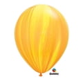 thumbnail image 1 of 25 Qualatex Yellow Orange SuperAgate Balloons 11", 1 of 2