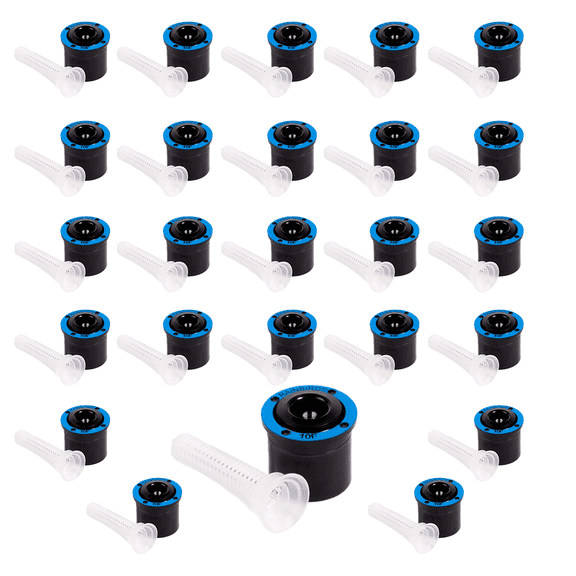 (25) Rain Bird 10F MPR Nozzle 10' Full-Circle Spray Pattern (360)