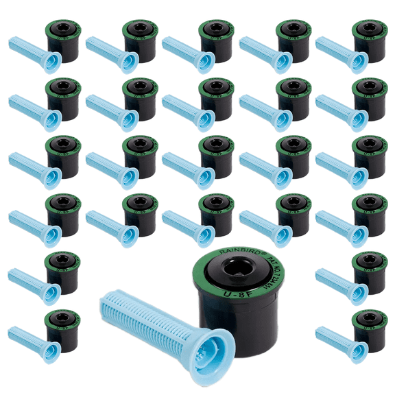 (25) Rain Bird U8F Full-Circle Spray Nozzle 8 ft Range (360) Degree Pattern Irrigation