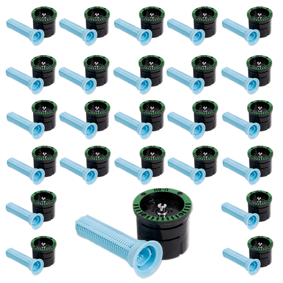 (25) Rain Bird U8H 8' Half-Circle Dual-Orifice Spray Nozzle High Efficiency 180 Arc