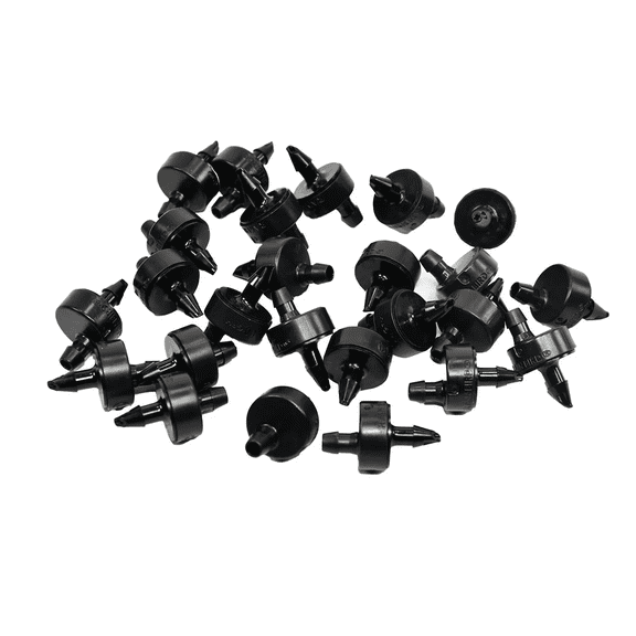 (25) Rain Bird XB10PC 1.0 GPH Drip Irrigation Emitters Buttons Pressure-Compensating