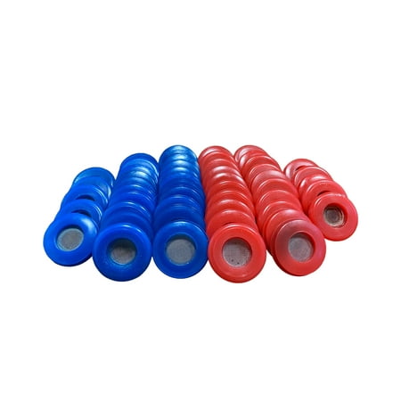 25 Red & 25 Blue Poly Seal With Filter Gladhand 50 PACK | 10017RBF