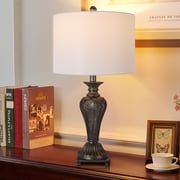 25 Resin Table Lamp, 1 Pack Living Room Bedroom Lighting Table Lamp for Home Decoration