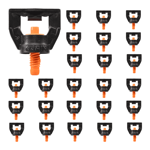 25 Rivulis Jain Jets Drip Micro Emitters 150 Arc Pattern Spray 7-9 feet P-35 for Garden and Row Crops, Vineyards, Orchards, Shrubs, and Greenhouse