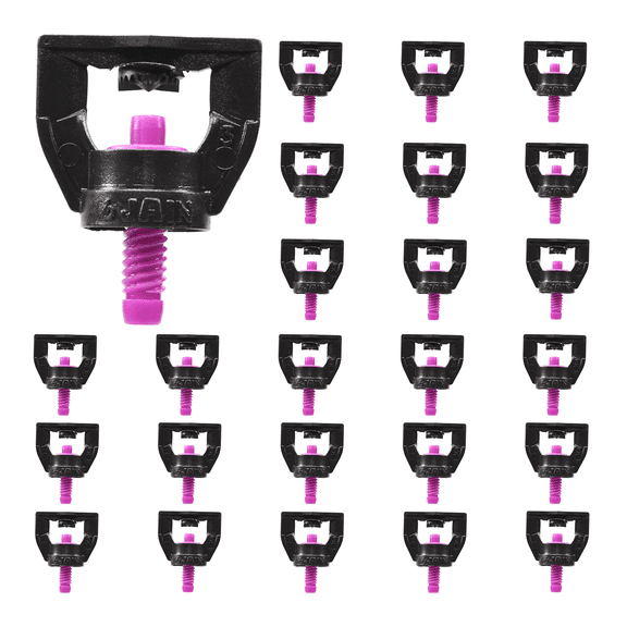 (25) Rivulis Jain Jets Drip Micro Emitters Full Circle Pattern Spray 1419 ft E-45 for Garden, Row Crops, Vineyards, Orchards, Shrubs, and Greenhouse