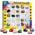 thumbnail image 1 of Piano Potato 25PCS Real Gemstone Rock Collection Kit for Kids - Clear Display Box & Learning Guide - STEM Geology Sorting Toy Gift Ages 6+, 1 of 6