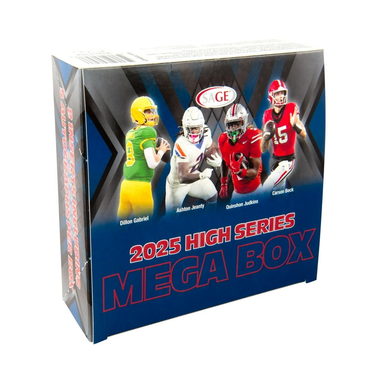2025 NFL Sage High Series Football Trading Cards Mega Box