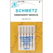 25 Schmetz Embroidery Sewing Machine Needles 130/705H H-E Size 90/14