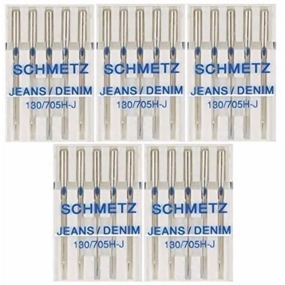 25 Schmetz Jeans Denim Sewing Machine Needles 130/705H-J Size 90/14