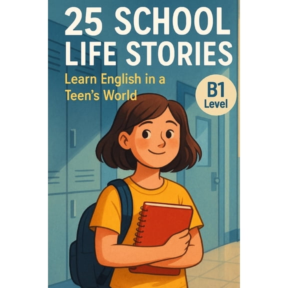 Learn English with 25 Short Stories 25 School Life Stories: Learn English in a Teen's World (B1 Level): Everyday English Reading Practice Through Realistic , (Paperback)