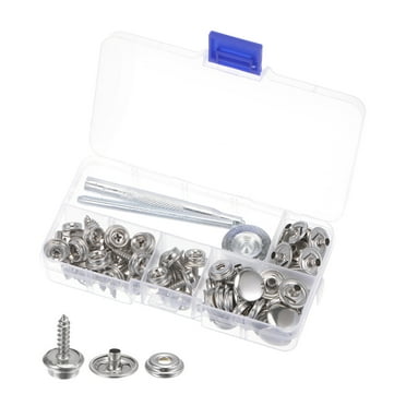 25-Pack Heavy Duty Snap Button Studs - Marine Grade For Boat Covers, Tarps & Canopies
