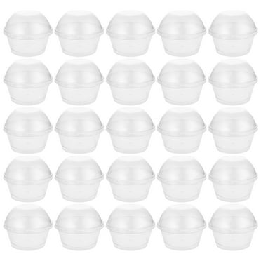 Plastic Dessert Cups - 2.3oz 10Pack Square Clear Dessert Cups, Mini