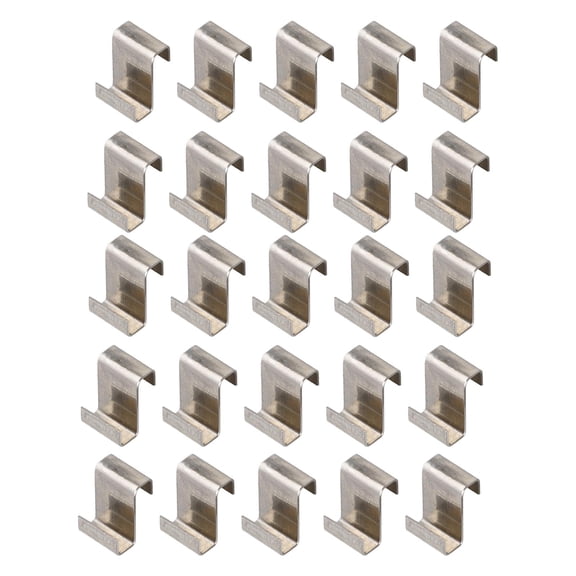 25 Shaped Stainless Greenhouse Glass Pane Fixing Clips Greenhouse Glazing